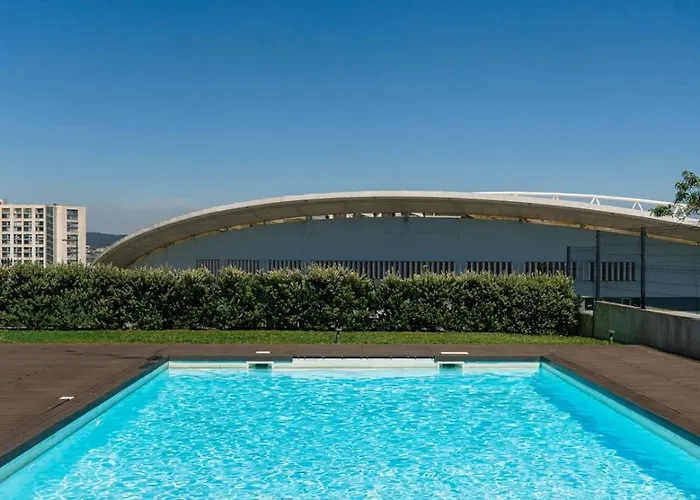 W/ Balcony, Pool & Gym | Antas By Host Wise Porto